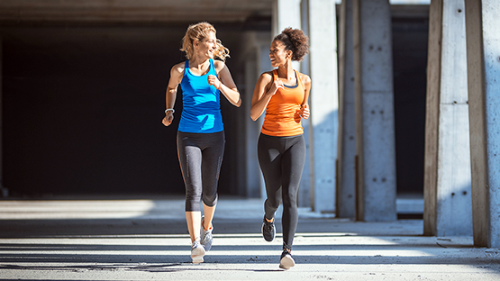 Women out for a run