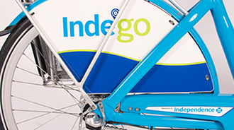 Indego bicycle